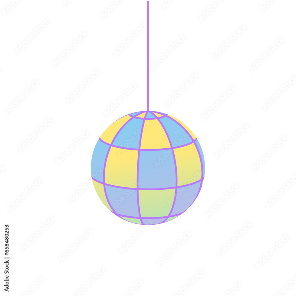 Vector disco ball icon vector illustration design Vector disco ball icon vector illustration design