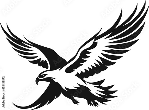 Eagle vector illustrations logo, t-shart design wallpaper 
