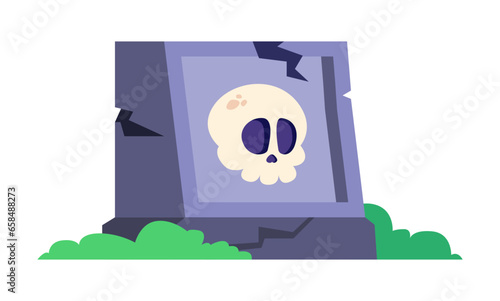Halloween Scary tombstone
