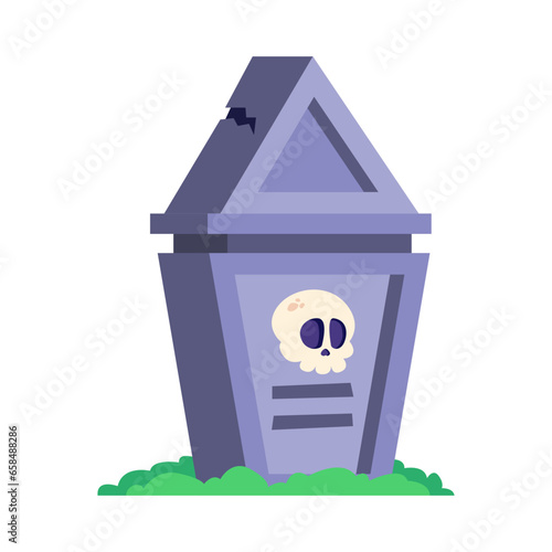 Halloween Scary tombstone