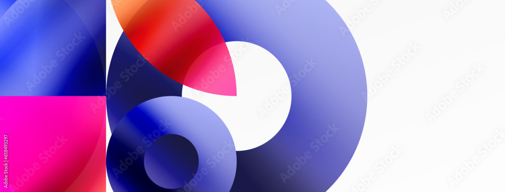 Abstract round geometric shapes with gradients. Concept for creative technology, digital art, social communication, and modern science. Ideal for posters, covers, banners, brochures, and websites Abstract round geometric shapes with gradients. Concept for creative technology, digital art, social communication, and modern science. Ideal for posters, covers, banners, brochures, and websites