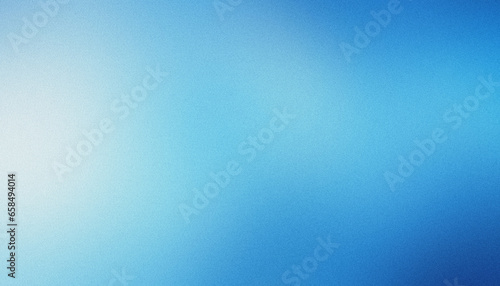 blue white , color gradient rough abstract background shine bright light and glow template empty space , grainy noise grungy texture photo