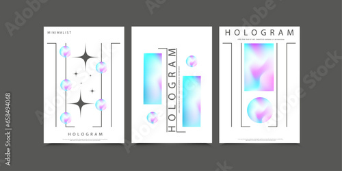 creative hologram cover design