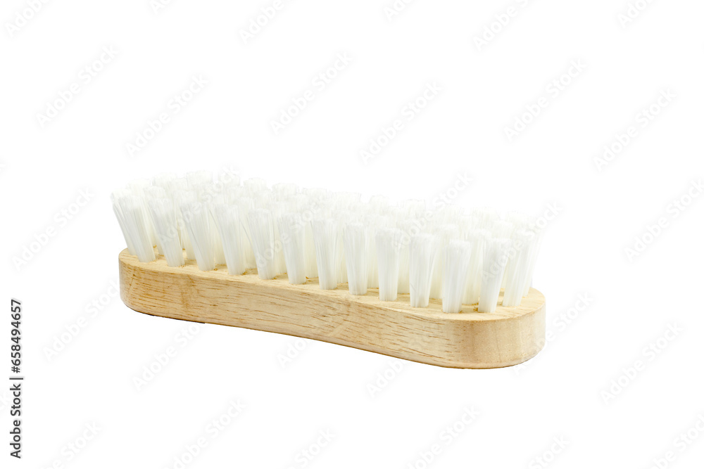 Cloth brush isolated on white background with clipping path. brush for cleaning Cloth brush isolated on white background with clipping path. brush for cleaning