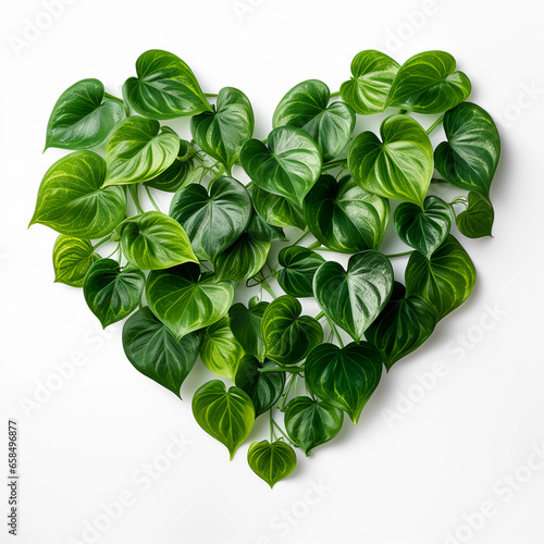 heart of green leaves