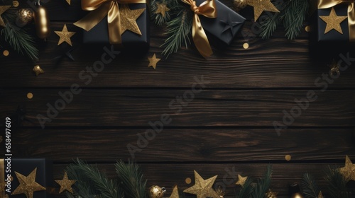"Decked in Christmas Delights: Decorative Background"