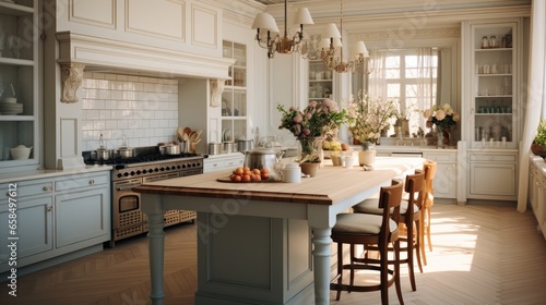 A classic kitchen interior. © visoot