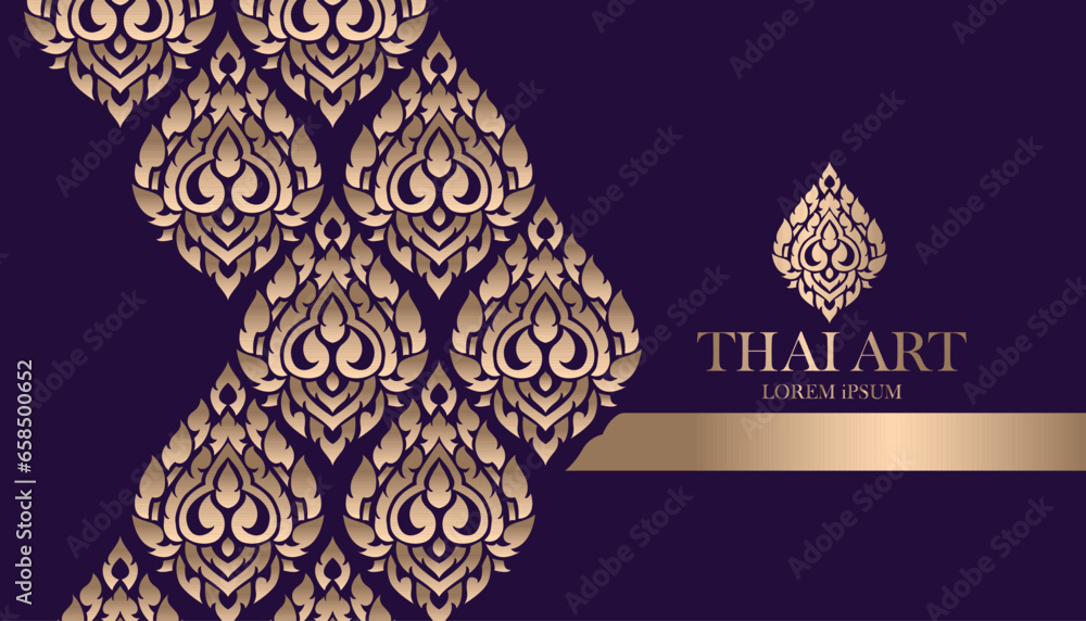 Concept of Thai Art vector designs Concept of Thai Art vector designs