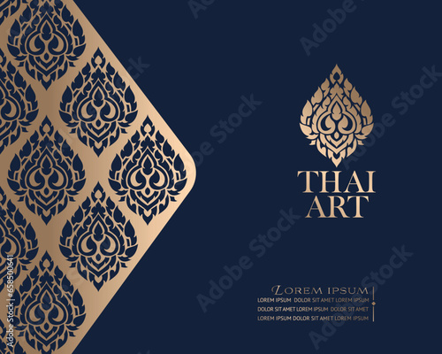 Concept of Thai Art vector designs 