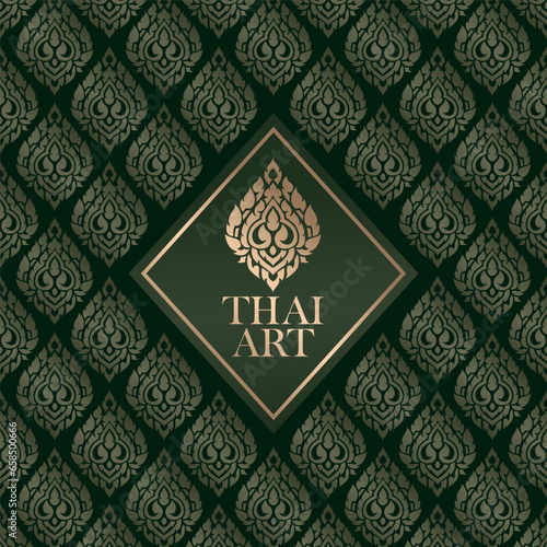 Concept of Thai Art vector designs 