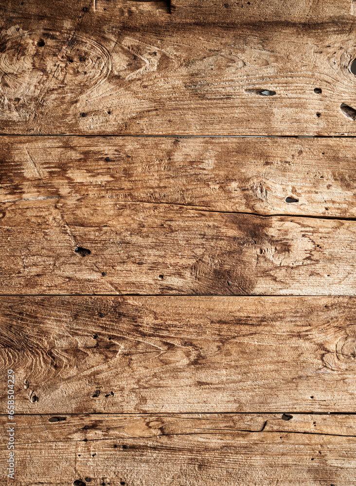 Fototapeta premium Grunge brown background, old wooden texture for background, Surface of the old brown wood texture.