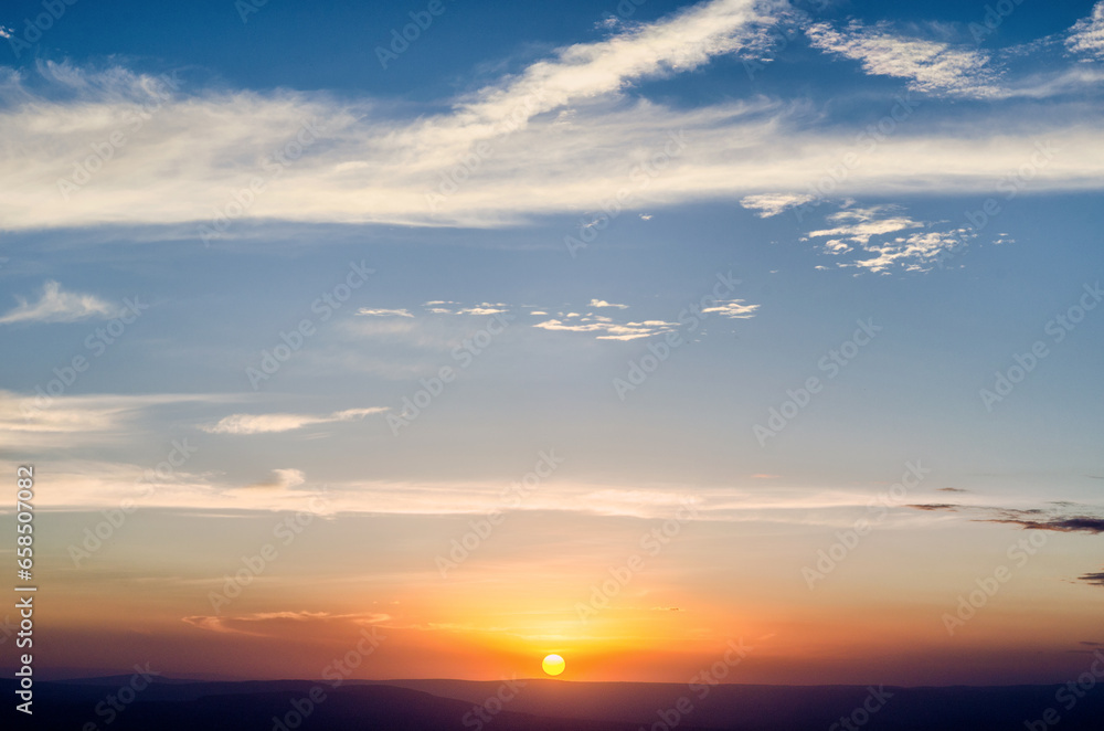 Beautiful sunset over the rift valley - 2. Beautiful sunset over the rift valley - 2.