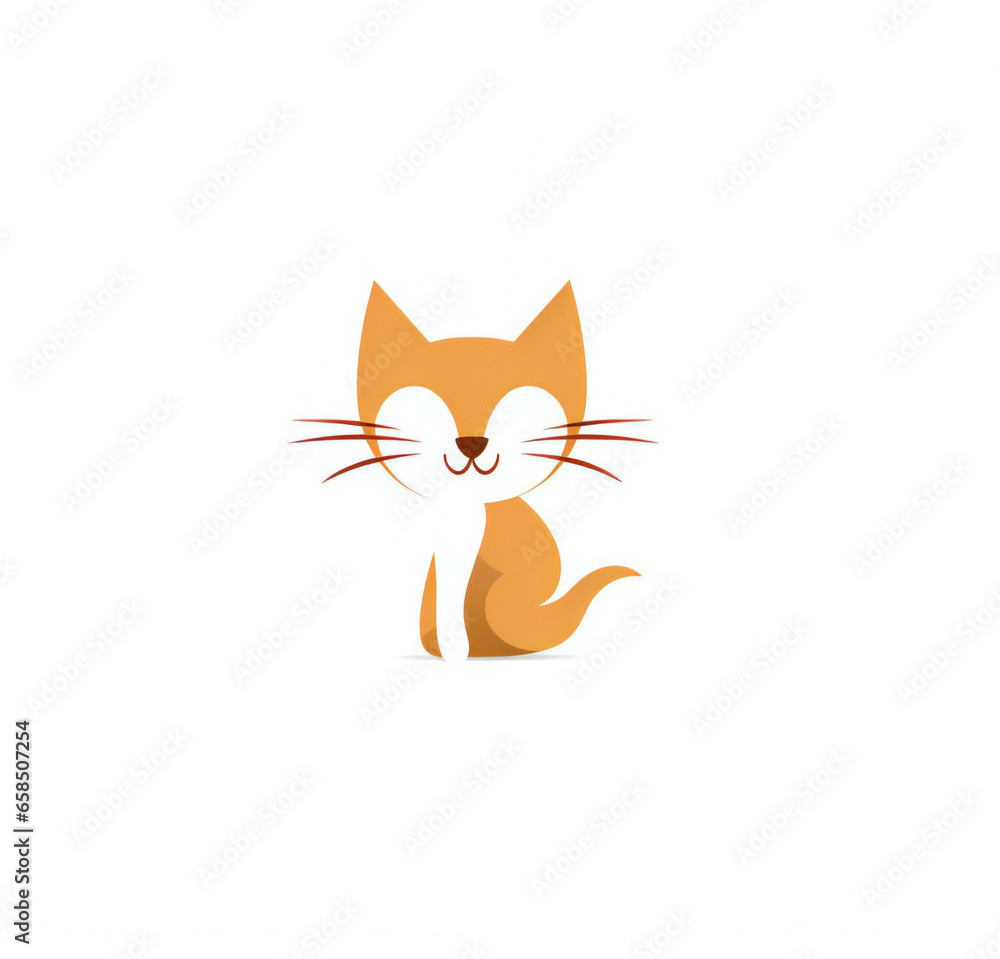 Obraz premium ネコのロゴ9