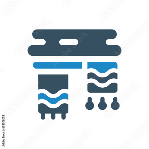 muffler or scarf icon