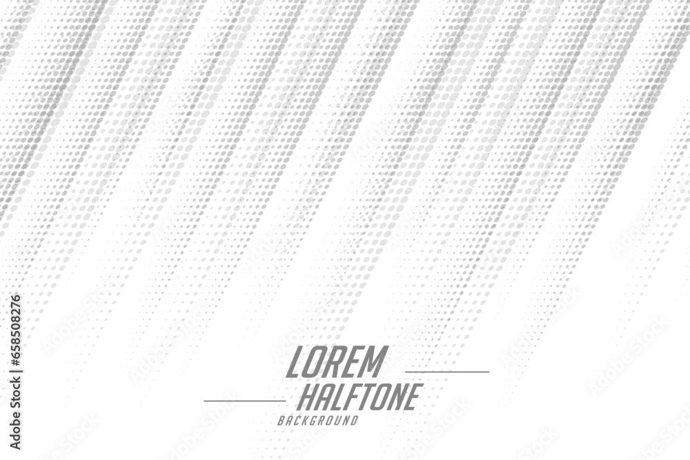 Obraz premium abstract and clean halftone dotted texture white backdrop in vintage style