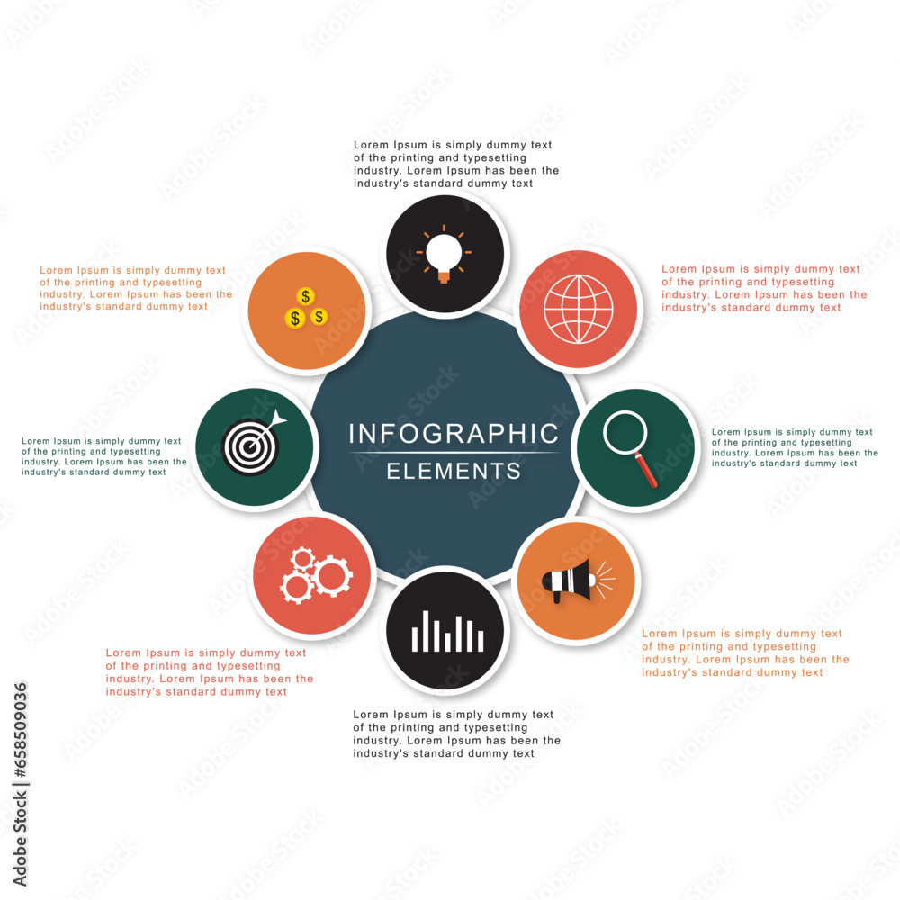 Fototapeta premium infographic vector design 