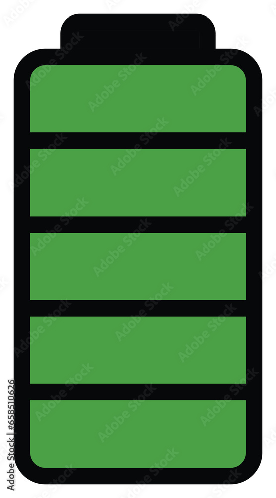 full battery icon, charging complete symbol. vector isolated on white background, simple and modern design. full battery icon, charging complete symbol. vector isolated on white background, simple and modern design.