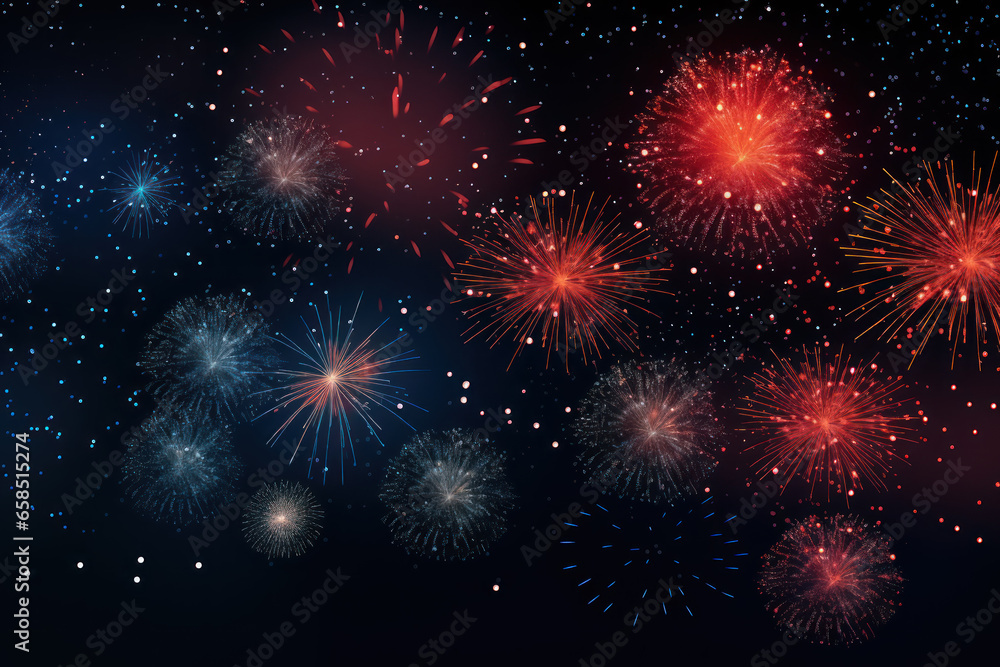 Abstract fireworks background with copy space for text Abstract fireworks background with copy space for text