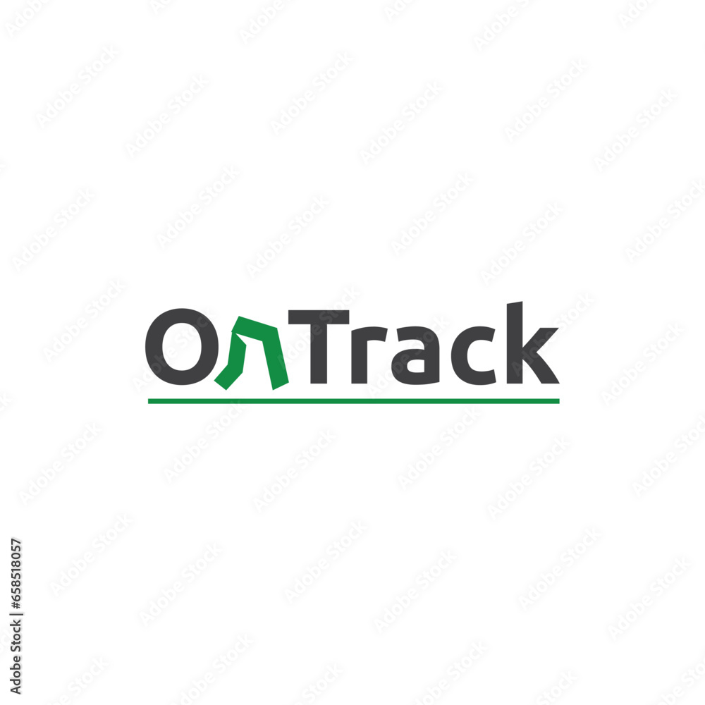 
On track logo icon vector template.eps