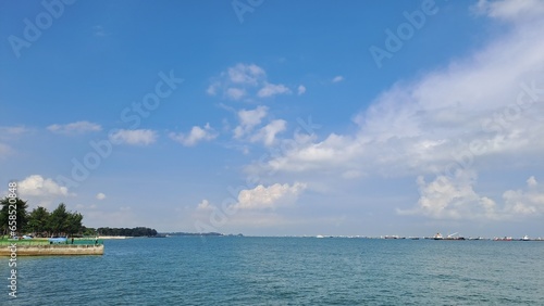 Sunny Day In East Coast Park, Singapore.