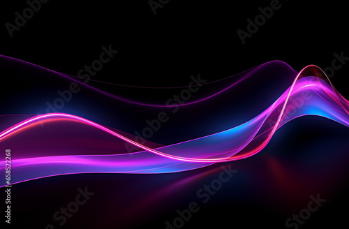 abstract background with a glowing abstract waves, abstract background with lines