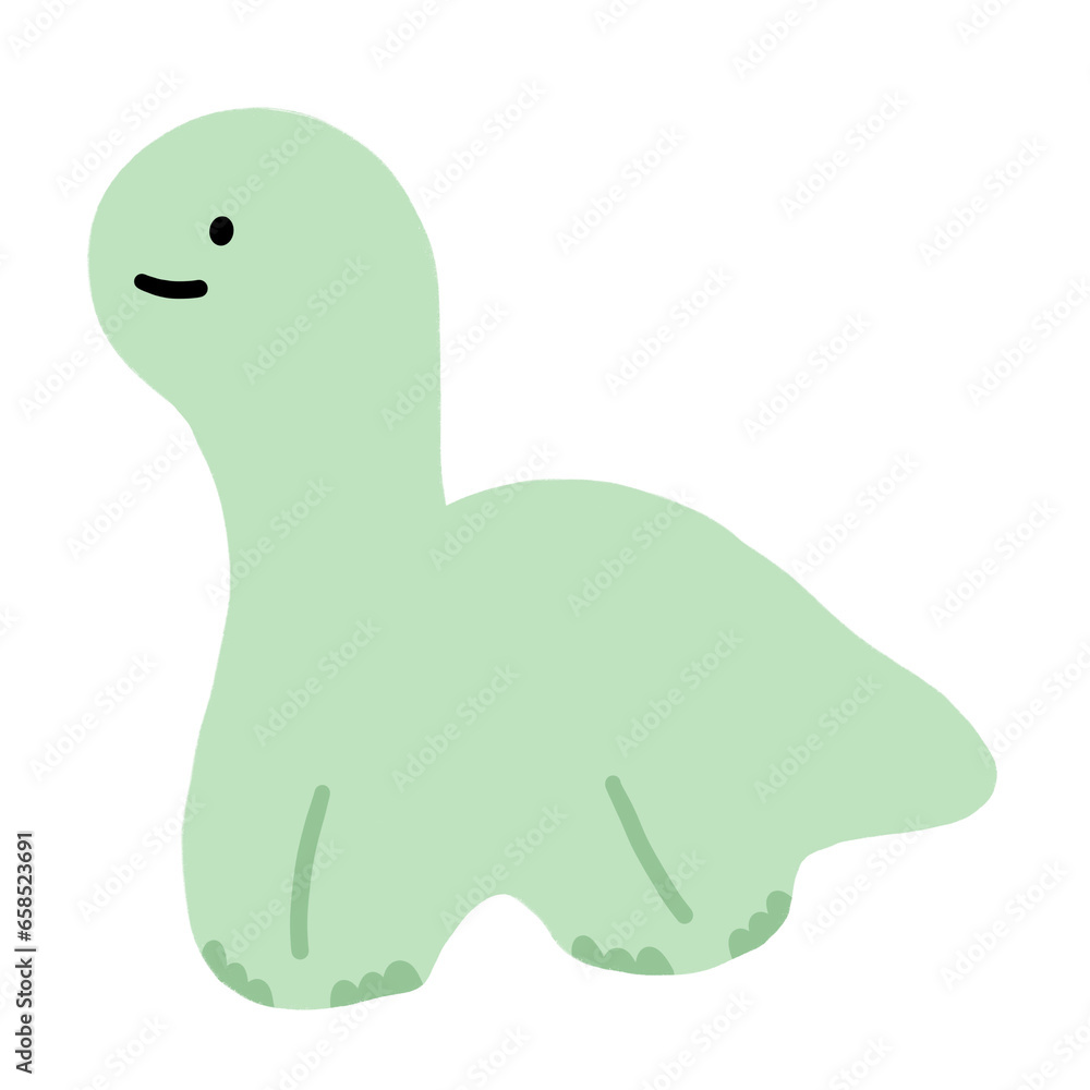 Cute Dinosaur Brachiosaurus Cartoon illustration Cute Dinosaur Brachiosaurus Cartoon illustration
