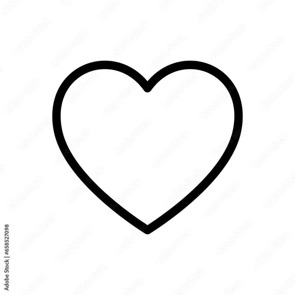 Minimal Heart Element Line Art Minimal Heart Element Line Art