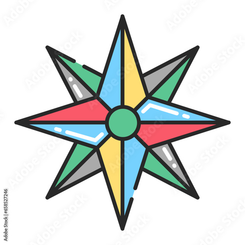 Compass Points Icon