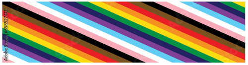 Pride Background with LGBTQ Pride Flag Colours. Rainbow Stripes Background in LGBT Gay Pride Wallpaper