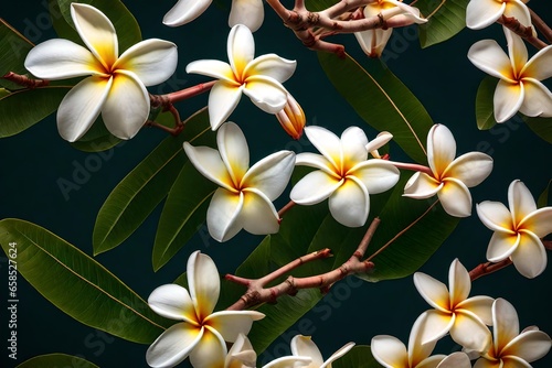 frangipani plumeria flowers