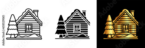 The Snowy Cabin icon captures the serene beauty of a winter retreat, nestled amidst a pristine snow-covered landscape. 