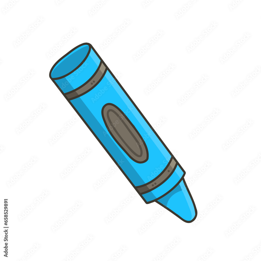 Vector crayons isolated on white background Vector crayons isolated on white background