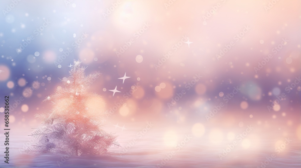a blurry photo of a christmas tree in the water. generative ai a blurry photo of a christmas tree in the water. generative ai
