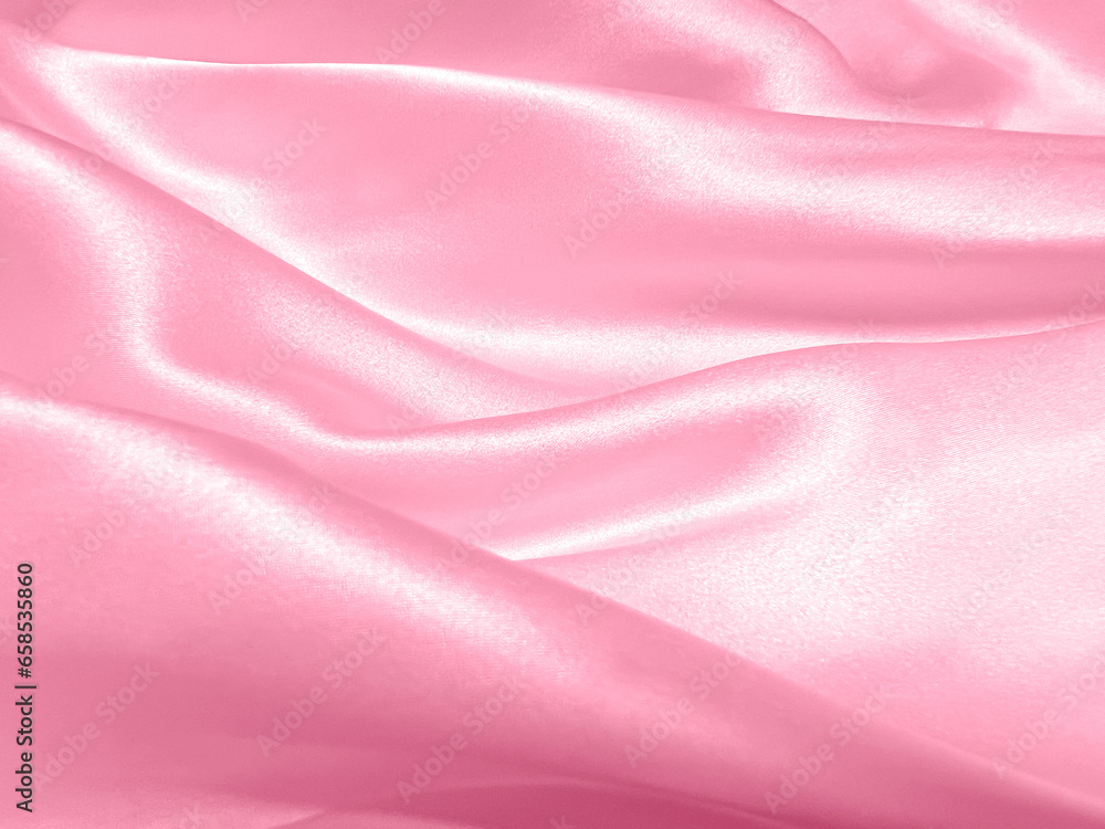 Obraz premium シルクのドレープ 桜色