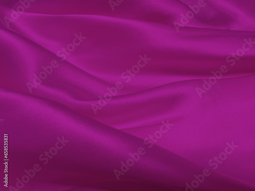 シルクのドレープ　紫色
