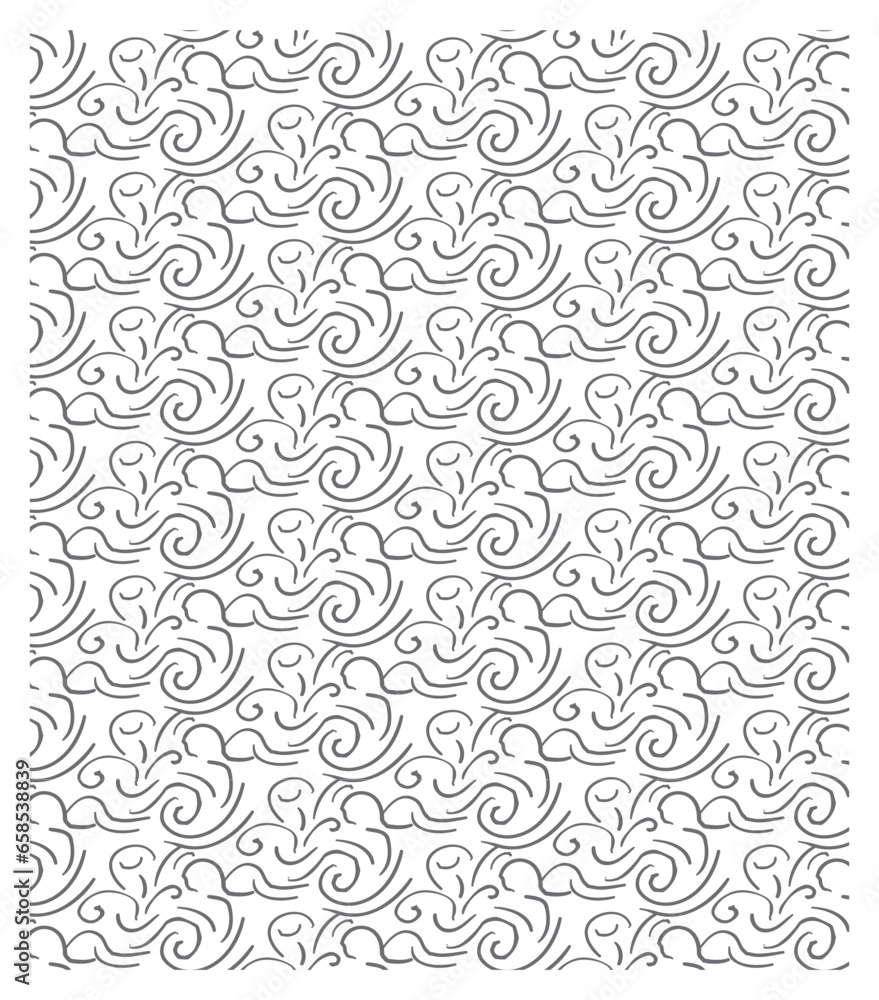 Pantograph Patterns seamless symmetric pattern, on white background Pantograph Patterns seamless symmetric pattern, on white background