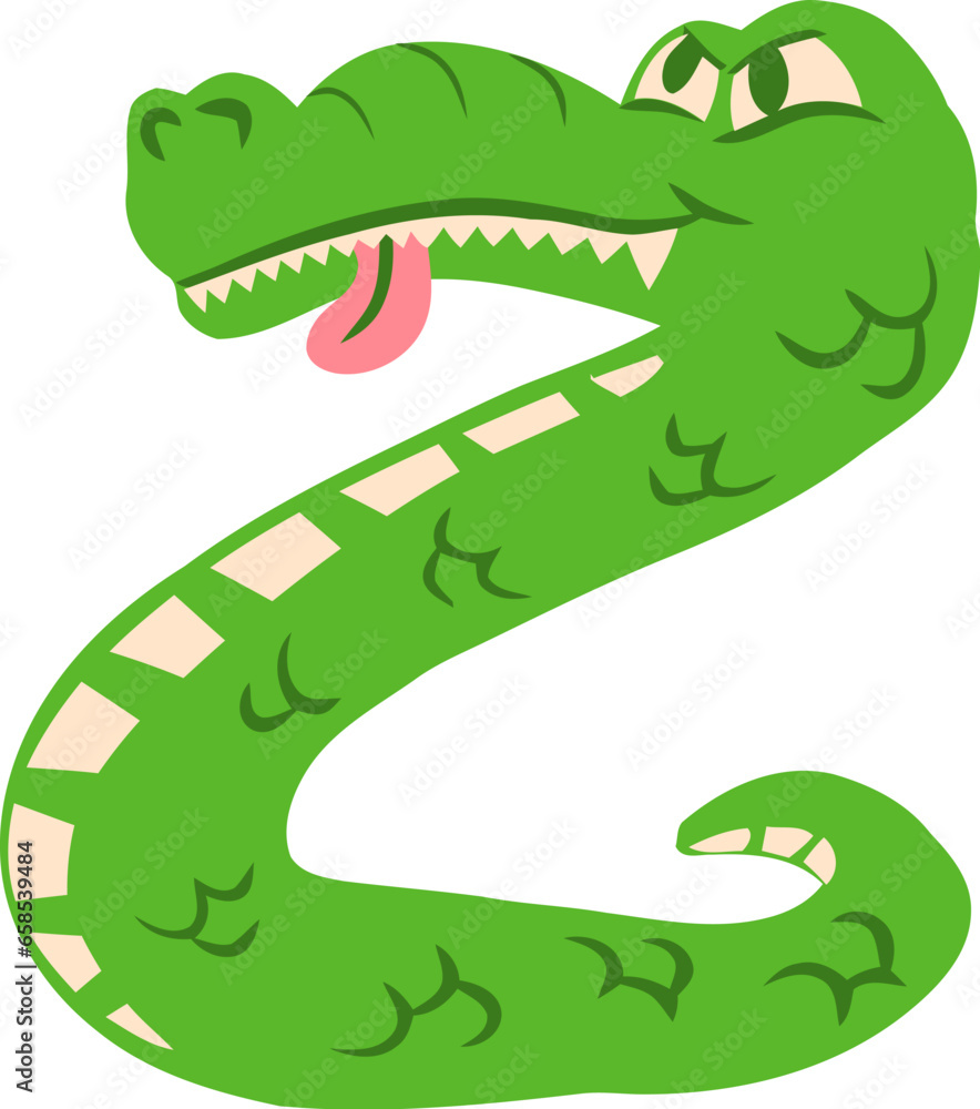 Monster Alphabet Letter Z