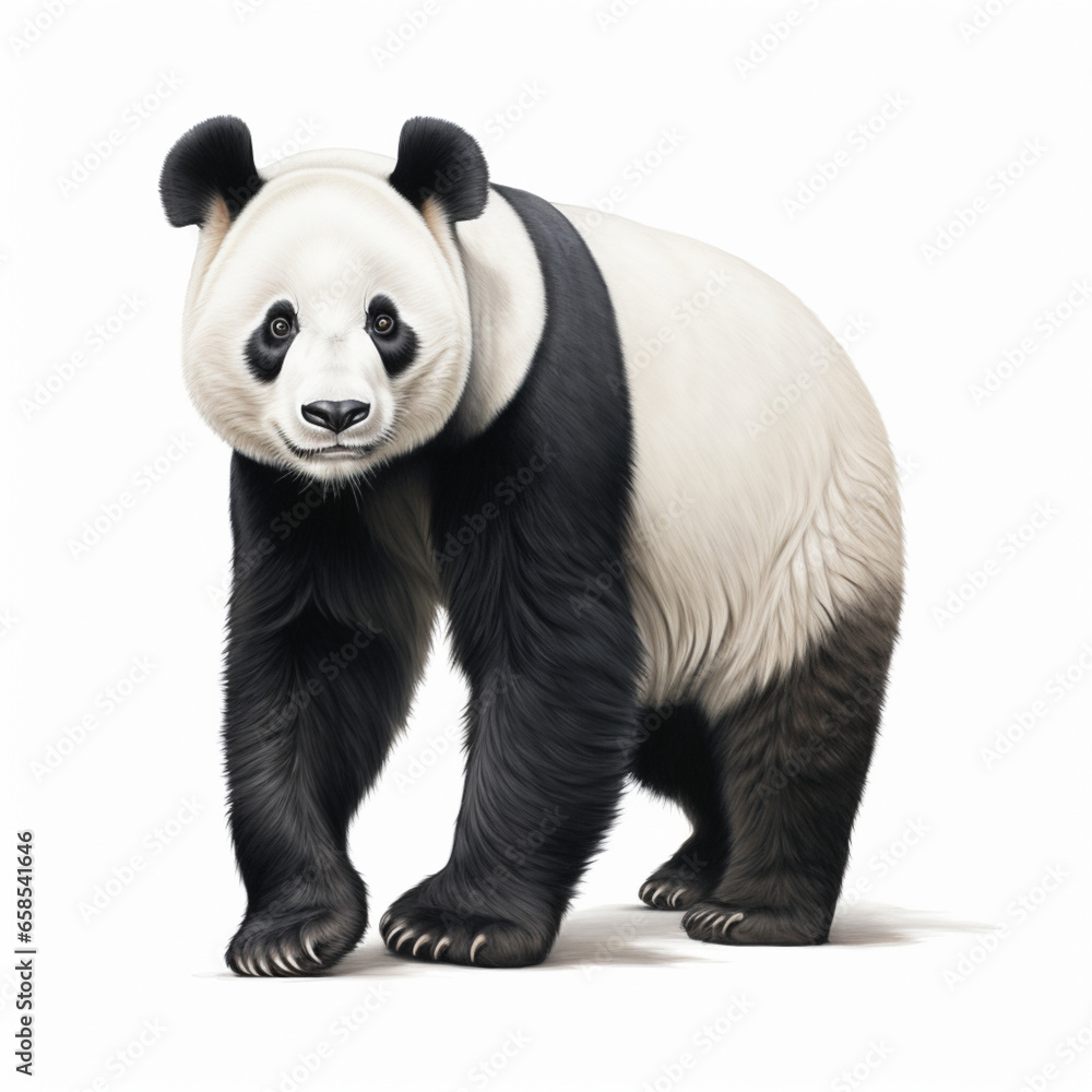 Naklejka premium Panda
