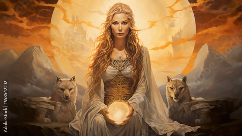 Norse Goddess Freyja photo