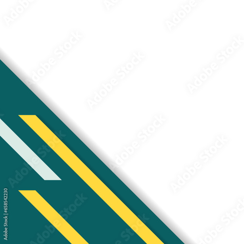 Free Download Modern Geometric Corner With Shadow - GFXLoad