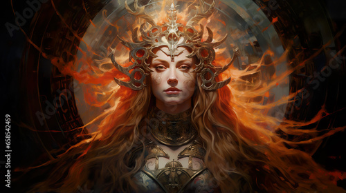Norse Goddess Freyja photo