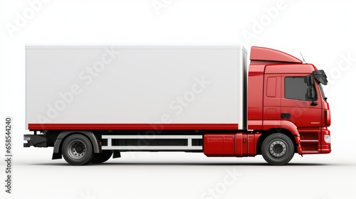 3d Illustration Simple Load Truck in Isolated Background © Galih