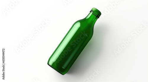 3d Illustration Simple Blank Bottle in Isolated Background