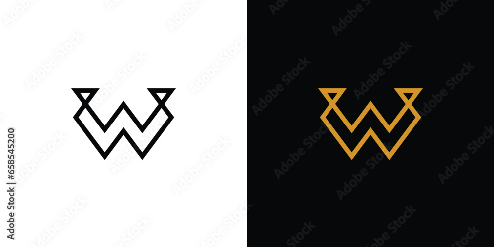 modern and unique letter W initials logo design modern and unique letter W initials logo design