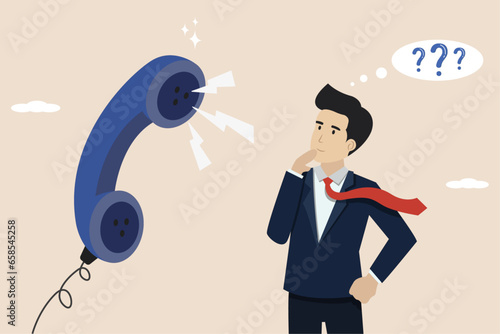 Customer complaints, dissatisfaction with products or services, angry responses from clients, product owner entrepreneurs responding to telephone calls with angry complaints from customers or clients.