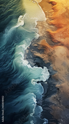 waves on the beach © CRYPTOERMD