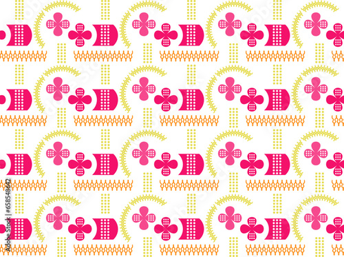 seamless geometric pattern. order, smooth, clear, correct, strict