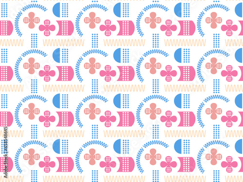 seamless geometric pattern, order, smooth, clear, correct, strict