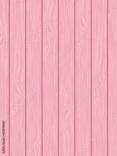 Pink wood texture. Vector wooden background