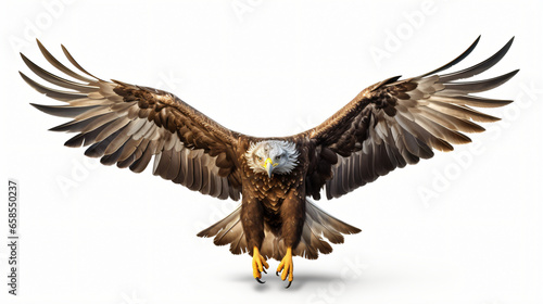 Eagle isolated on white background
